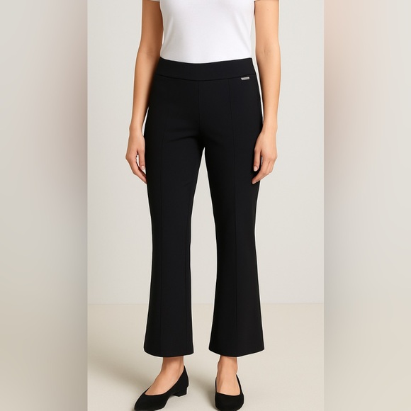Jones New York Signature Black Pull-On Stretch Dress Pants Women’s Medium - Picture 1 of 8